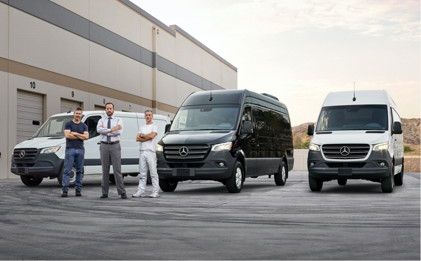 Mercedes shops fleet van